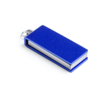 Pequeño USB personalizado con clip giratorio de color Micro Giratorio color azul