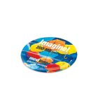 Tarjeta USB personalizada de forma redonda Tarjeta USB Redonda color blanco