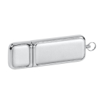 Elegante USB corporativo de piel y metal conexión 3.0 Classic 3.0 color blanco