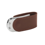 USB de lujo en 3.0 de polipiel con cierre magnético USB Elegance 3.0 color marrón