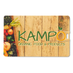 Tarjeta USB ecológica con impresión a todo color USB Ecofriendly color madera clara