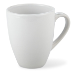 Taza pequeña de cerámica aptas para lavavajillas de 160ml Crescent color blanco