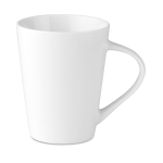 Taza personalizable en interior de cerámica y 250ml Icon color blanco