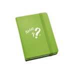 Libretas personalizadas con color desenfadado A6 hojas lisas Sketch color verde claro imagen con logo