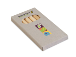 6 lápices de colores en caja de cartón para niños Essential color multicolor
