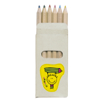 6 lápices de colores en caja de cartón para niños Essential color multicolor
