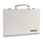 Set pinturas personalizado con 66 componentes Happy Kid color madera segunda vista