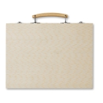 Set pinturas personalizado con 66 componentes Happy Kid color madera tercera vista