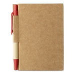 Minilibretas recicladas con bolígrafo A7 hojas a rayas EcoPocket