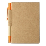 Minilibretas recicladas con bolígrafo A7 hojas a rayas EcoPocket