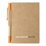 Minilibretas recicladas con bolígrafo A7 hojas a rayas EcoPocket vista principal