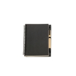 Libreta personalizada de papel reciclado B6 hojas lisas EcoBasic Small color negro segunda vista