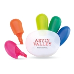 5 colores fluorescentes ordenados en forma de mano Give Me Five color multicolor vista principal segunda vista