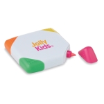 4 colores fluorescentes en cuadrado para regalar Squared color blanco vista principal segunda vista