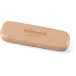 Set de escritura ecológico bolígrafo tinta negra y lápiz de Madera color madera vista principal segunda vista