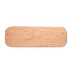 Set de escritura ecológico bolígrafo tinta negra y lápiz de Madera color madera tercera vista