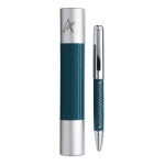 Nuestro bolígrafo más exclusivo para regalar tinta negra Class A color azul vista principal