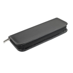 Set publicitario para regalar a clientes de bolígrafo y roller Marine color negro