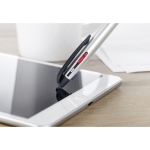 Bolígrafos táctiles personalizados baratos tinta 3 colores Multi.Pen color plateado segunda vista bodegón