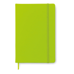 Libretas personalizadas baratas en color vivo A5 hojas lisas Sketch color verde lima