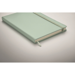 Libreta personalizada barata en color vivo A5 hojas lisas vista fotografía quinta vista