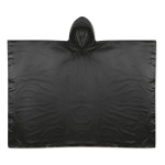 Impermeable personalizado para empresas de plástico plegable Monsoon color negro segunda vista
