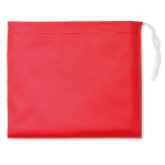 Impermeable personalizado para empresas de plástico plegable Monsoon color rojo