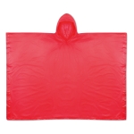 Impermeable personalizado para empresas de plástico plegable Monsoon color rojo segunda vista