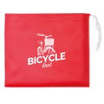 Impermeable personalizado para empresas de plástico plegable Monsoon color rojo segunda vista principal