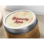 Velas corporativas aromáticas en caja de latón para decorar Fragrance color marrón segunda vista principal