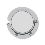 Cuelgabolsos personalizado para publicidad HangOn color plateado