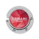 Cuelgabolsos personalizado para publicidad HangOn color plateado segunda vista principal