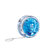 Yoyo personalizado luminoso para publicidad Flash color azul vista de impresión