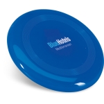 Frisbee personalizado con logo serigrafiado para eventos Santa Mónica color azul vista principal