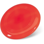 Frisbee personalizado con logo serigrafiado para eventos Santa Mónica color rojo