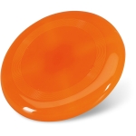 Frisbee personalizado con logo serigrafiado para eventos Santa Mónica color naranja