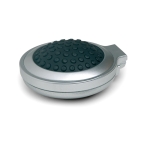 Espejo pequeño con cepillo de bolsillo redondo para el pelo Combi color plateado segunda vista