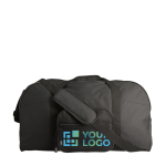 Bolsa de deporte personalizada de poliéster 600D con bandolera Antwerp vista de impresión