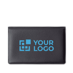 Set publicitario con variadas notas adhesivas y libreta MemoBloc vista de impresión