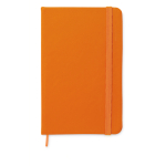 Cuaderno personalizado barato a color A5 hojas a rayas color naranja