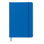 Cuaderno personalizado barato a color A5 hojas a rayas color azul real