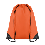 Mochilas de cuerdas personalizadas de poliéster 190T Urban color naranja