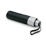 Paraguas  de apertura y cierre manual con mango y correa a juego Ø98 color negro tercera vista