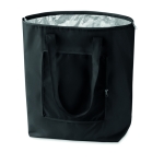 Bolsa nevera personalizada barata de poliéster 210T Fresh color negro