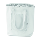 Bolsa nevera personalizada barata de poliéster 210T Fresh color blanco