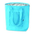 Bolsa nevera personalizada barata de poliéster 210T Fresh color azul claro
