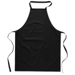 Delantales personalizados de cocina hechos de algodón 180 g/m2 Chef color negro
