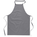 Delantales personalizados de cocina hechos de algodón 180 g/m2 Chef color gris