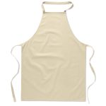 Delantales personalizados de cocina hechos de algodón 180 g/m2 Chef color beige