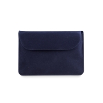 Set de viaje con almohada, antifaz y tapones First Class color azul